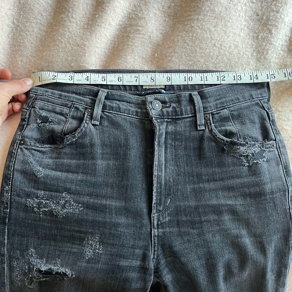 Citizens of Humanity Premium Vintage Charlie High Rise Skinny Jeans Darkside - Picture 9 of 9